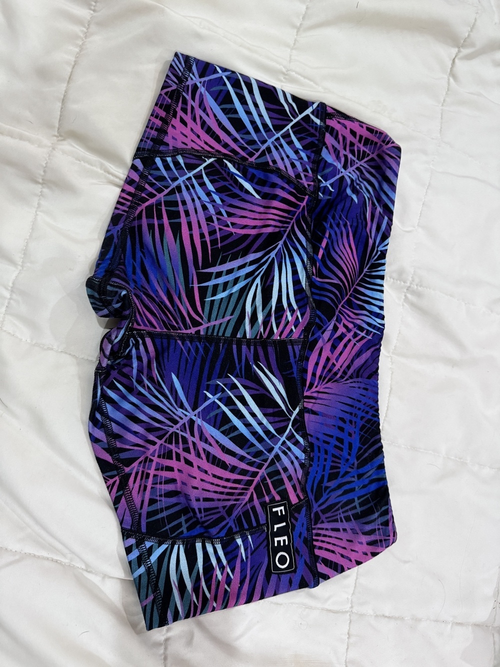 FLEO Purple Blue Palm Double Lined XL